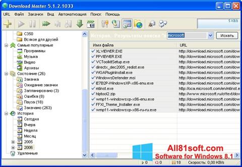 Screenshot Download Master für Windows 8.1
