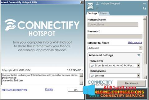 Screenshot Connectify für Windows 8.1