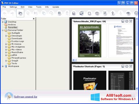 Screenshot PDF24 Creator für Windows 8.1
