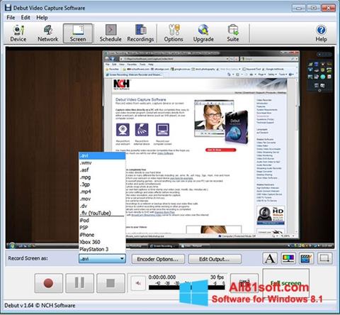 Screenshot Debut Video Capture für Windows 8.1