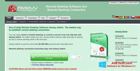 Screenshot Ammyy Admin für Windows 8.1