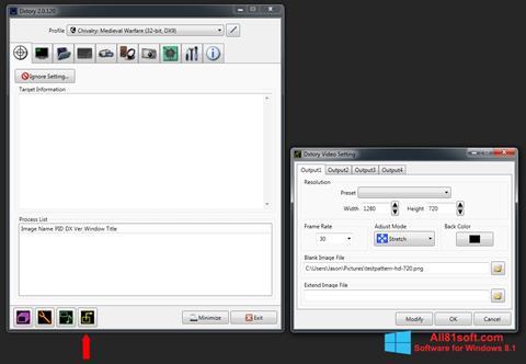 Screenshot Dxtory für Windows 8.1