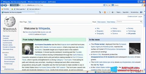 Screenshot Internet Explorer für Windows 8.1