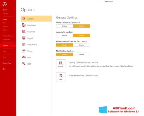 Screenshot PDF Architect für Windows 8.1