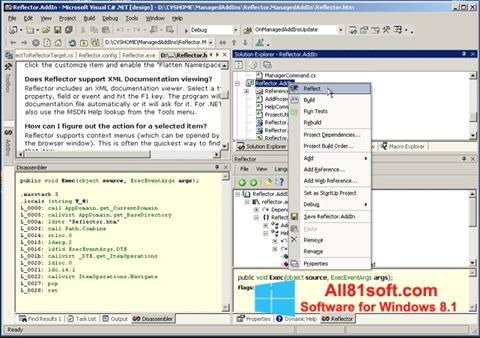 Screenshot Reflector für Windows 8.1