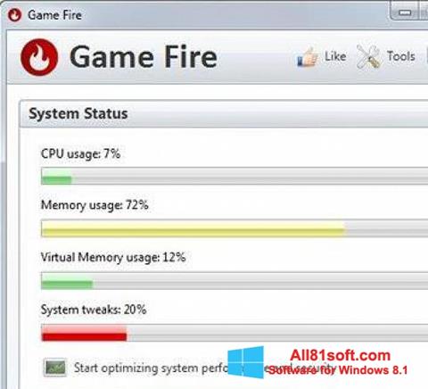 Screenshot Game Fire für Windows 8.1