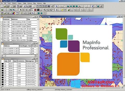 Screenshot MapInfo Professional für Windows 8.1