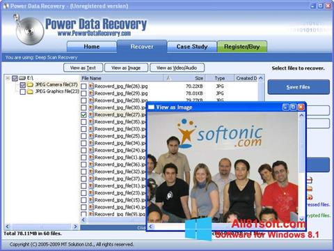 Screenshot Power Data Recovery für Windows 8.1