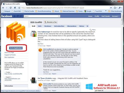 Screenshot Facebook für Windows 8.1