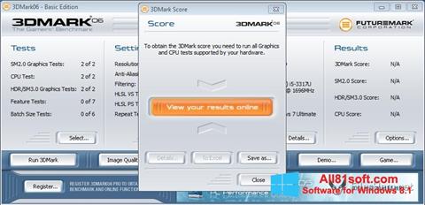 Screenshot 3DMark06 für Windows 8.1