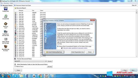 Screenshot BadCopy Pro für Windows 8.1