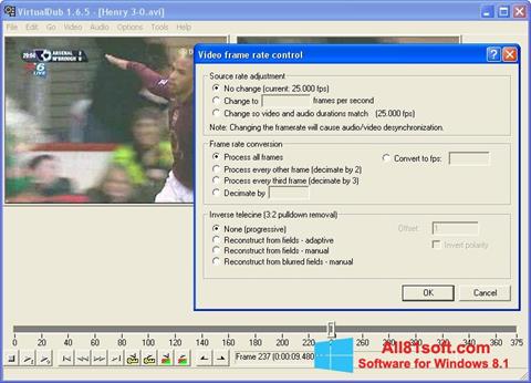 Screenshot VirtualDubMod für Windows 8.1
