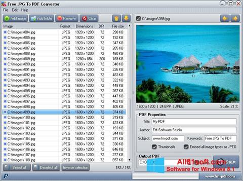 Screenshot JPG to PDF Converter für Windows 8.1