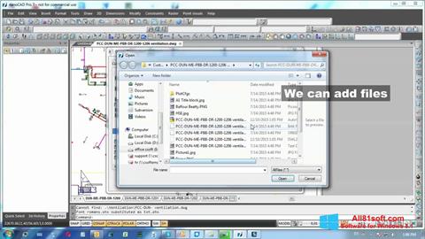 Screenshot nanoCAD für Windows 8.1