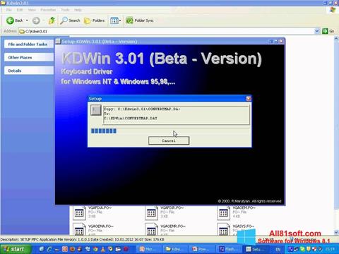 Screenshot KDWin für Windows 8.1