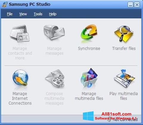 Screenshot Samsung PC Studio für Windows 8.1