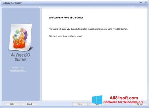 Screenshot ISO Burner für Windows 8.1