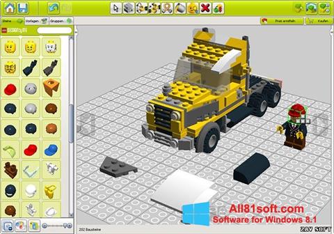 Screenshot LEGO Digital Designer für Windows 8.1