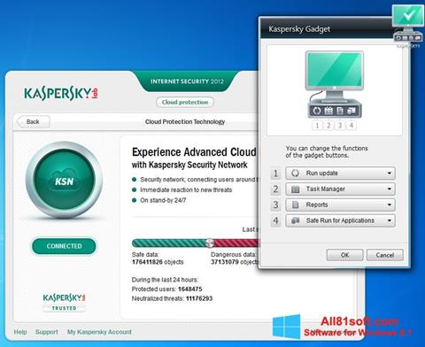 Screenshot Kaspersky Internet Security für Windows 8.1