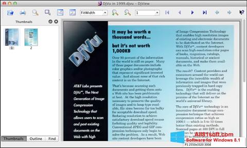 Screenshot DjView für Windows 8.1