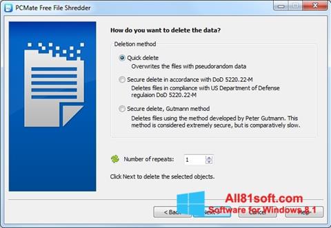 Screenshot File Shredder für Windows 8.1