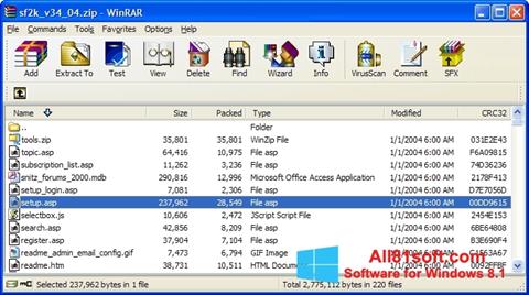 Screenshot WinRAR für Windows 8.1