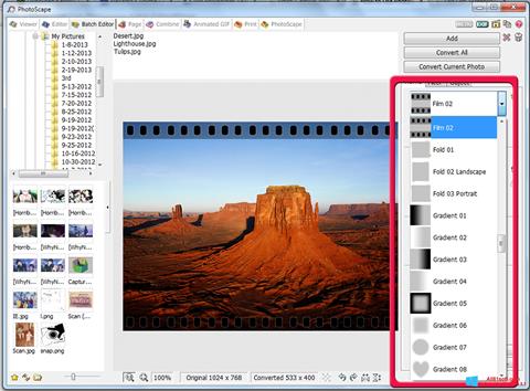 Screenshot PhotoScape für Windows 8.1