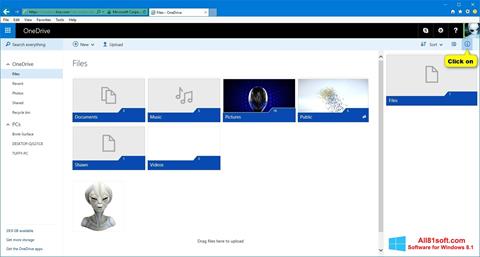Screenshot OneDrive für Windows 8.1
