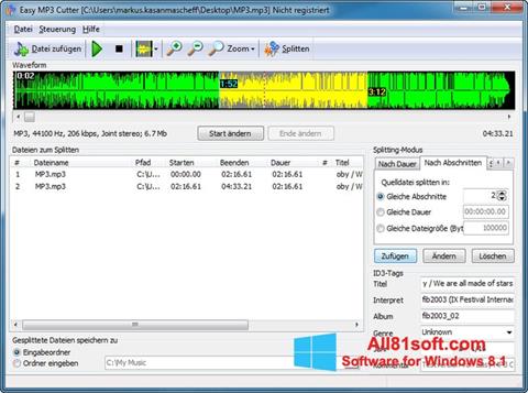 Screenshot MP3 Cutter für Windows 8.1