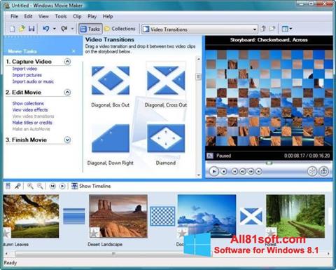 Screenshot Windows Movie Maker für Windows 8.1