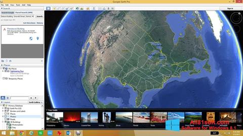 Screenshot Google Earth Pro für Windows 8.1