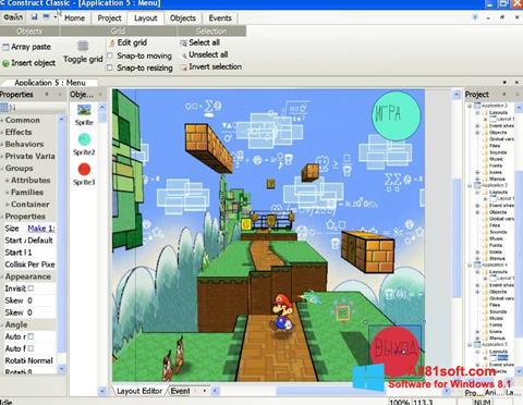 Screenshot Construct Classic für Windows 8.1