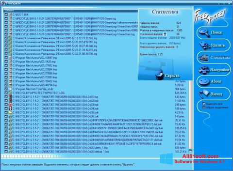 Screenshot FreeSpacer für Windows 8.1