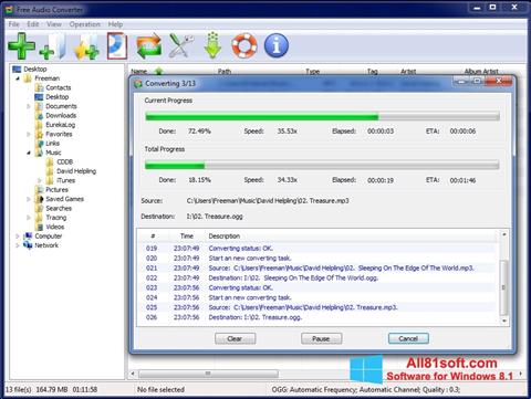 Screenshot Free Audio Converter für Windows 8.1