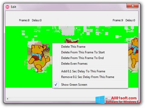 Screenshot GifCam für Windows 8.1