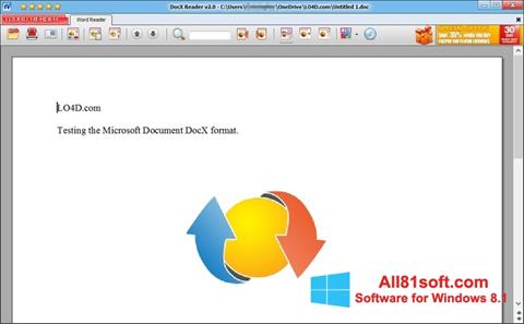 Screenshot DocX Reader für Windows 8.1
