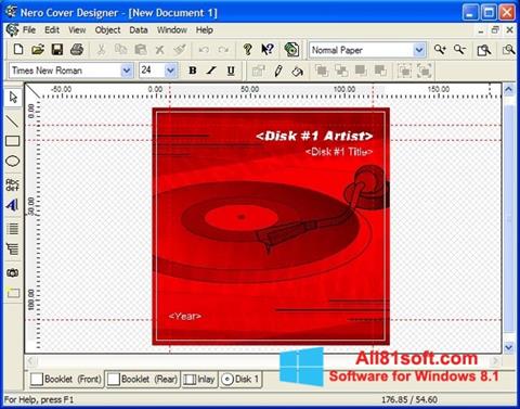 Screenshot Nero Cover Designer für Windows 8.1