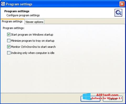 Screenshot SearchInform für Windows 8.1