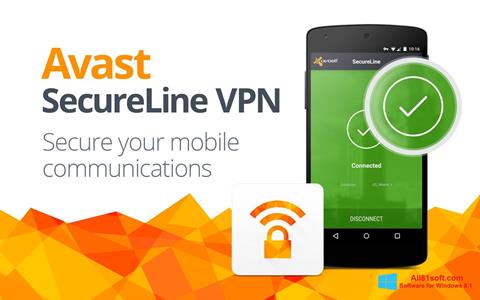 Screenshot Avast SecureLine VPN für Windows 8.1